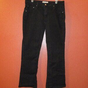 Levi Bootcut Jeans Woman 14 Black Pockets Outdoors Ranch Cowgirl Denim Jeans